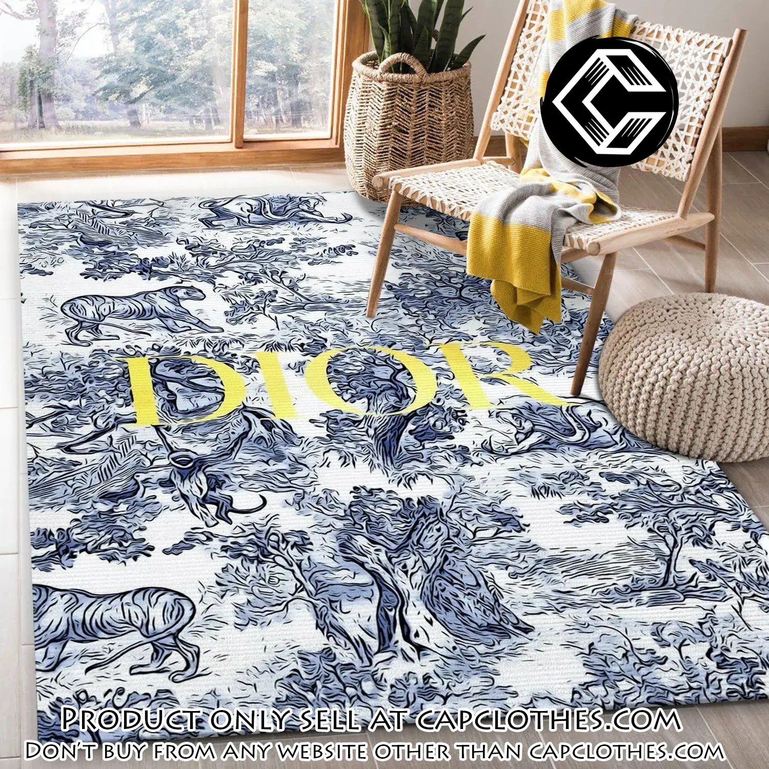 Dior rug fashion brand rug floor decor home decor cc5402833